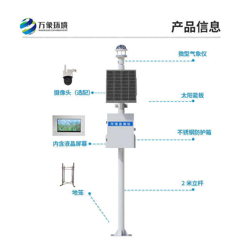 光學(xué)雨量監測站：采用純正弦紅外光源，高精度測量降雨量